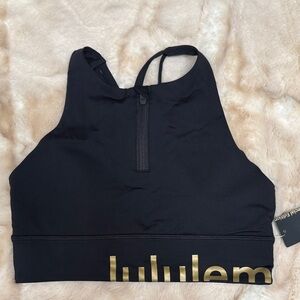 LULULEMON ENERGY BRA HIGH NECK LONG LINE ZIP SPECIAL EDITION